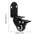 2pcs 2-inch Zerodeko Swivel Plate Caster Wheels Silent Small Appliance Casters for Workbench, Drawer, Furniture, Heavy