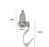20 Pcs Adjustable Metal Art Gallery Display Hanger Hooks, Professional Wire Rope Rail Picture Hanging Hooks, Hanger System Accessories for 1mm-2mm Wire Rope