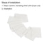 PATIKIL Alumina Ceramic Sheet Cooling Pad Insulating Sheet 30pcs for MOS Transistor, 28x22x0.65mm (1.1x0.87x0.03")