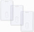 Vetoo 3 Pack Heavy Duty ID Badge Holders, Clear, Vertical, Durable for Factories, Offices, Schools