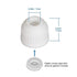 StonyLab 3 Way Distilling Thermometer Adapter with 19/22 Joints and Screw Cap