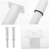 2pcs HOMSFOU Metal Bed Support Legs Adjustable Desk Legs for Couch Sofa Dresser Cabinet Tv Stand Skidproof Rubber Feet