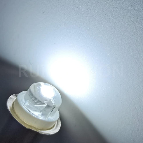 Ruiandsion 2pcs P13.5S LED Bulb, 3-18V COB 0.5W Upgrade for Flashlight Torch Work Lights, White