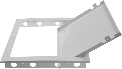 8" x 10" White Plastic Access Panel Door, Plumbing, Electricity, Alarm Wall Access Panel for Drywall