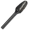 Drill America SF-4 Carbide Burr/Rotary File Tree Radius End Double Cut for Die Grinder 7/16" Dia. x 1" Cut Length