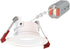 WF2 ALO25 SWW5 90CRI 120 M6 2-Inch, Juno Dreg B MW Canless Wafer Recessed LED Downlight, Deep Regressed Baffled Trim