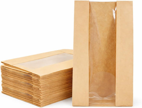 30 Sourdough Bread Bags For Homemade Loaf Kraft Brown Paper Bread Bags