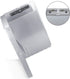 Small Aluminum Clipboard with Storage (Memo Size), Recycled Metal Snapak Form Holder Binder for Paper Size up to 5.5 x