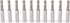 1/4 Magnetic Extension Socket Drill Bit Holder, 10Pcs Carbon Steel Magnetic Screwdriver Bit Holder for Power Tools