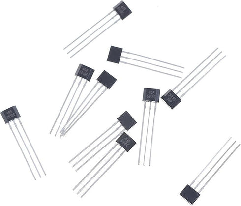 10Pcs Hall Element 49E Oh49E Ss49E Linear Sensor, Industrial Electrical