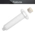 Utoolmart Air Distribution Tube, 10cc Adhesive Syringes Tube Sleeve, Plastic Syringe Dispensing with Piston, 4 Pcs