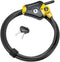 Master Lock Black and Yellow Python Cable Lock with Key, Outdoor Lock