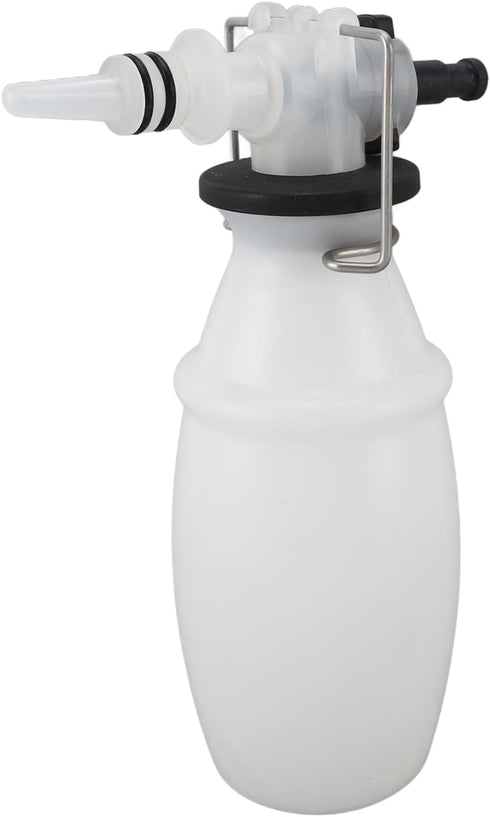 Spryflower 500ml, Milk Sampling Bottle Dairy Milk Sampler with Stainless Steel Clip, Leak - Proof Rubber Seal, Easy