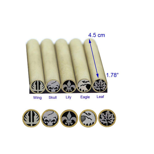 Mosaic Pins Knife Handle, Hunting Knives Fastener Stud Rivets, Mosaic Screw Nail (5mm, Eagle).