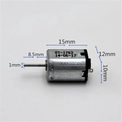 CFNXKTWBR 1pc FK-N20 OT-1762 3V 3.7V 5V 39000RPM 12mm*10mm Mini Motor High Speed Micro Electric Motor DIY Toy Car Boat