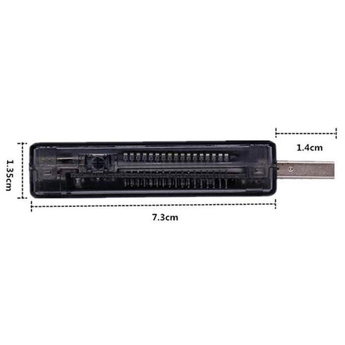 JacobsParts USB Power Meter Tester for Voltage Current Capacity 5-20V 3A Test Chargers and Cables