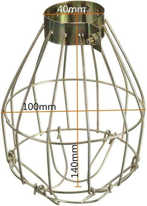 Bulbs 4Pcs Bulb Heat Lamp Bathroom Ceiling Fan Cover Vintage Light Cage Hanging Lamp Cover Industrial Lamp Cover