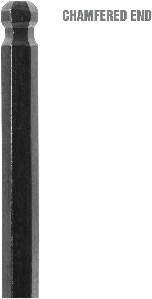 OEMTOOLS 24287 13-Piece SAE Hex Key Set, Long Arm Ball End Allen Wrench Set with Storage