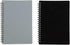 Juvale 2-Pack Spiral Password Keeper Book, Password Notebook with Alphabetical Tabs, Gray/Black (80 Lined Pages)