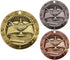 Decade Awards Academic Medal - 3 Inch Wide Gold or Silver Medal with Stars and Stripes Neck Ribbon