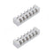 6 Way TB Ceramics Terminal Blocks, 250V High Temp Porcelain Ceramic Connectors,