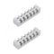 6 Way TB Ceramics Terminal Blocks, 250V High Temp Porcelain Ceramic Connectors,