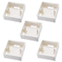 uxcell 5pcs Wall Switch Box Electrical Outlet Mounting Cassette, Single Gang, Easy Installation
