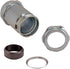 Eastman 5 Inch Long Pattern Compression Coupling, 1-1/2 Inch IPS, Galvanized Steel, Model EZ-20570