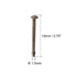 uxcell Small Tiny Hardware Nails, Carbon Steel 1.5X19mm for DIY Decorative Wooden Boxes, Bronze Tone, 200pcs