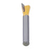Generic (6*3/8) Tungsten Alloy Carbide PTFE Coating Dovetail Bit Adjustable Depth Woodworking Router Cutter