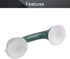 1Pcs MroMax Suction Shower Grab Grip Bar Shower Handle & Bathroom Bathtub Handle, Heavy Duty Safety Grab Bar Non Slip