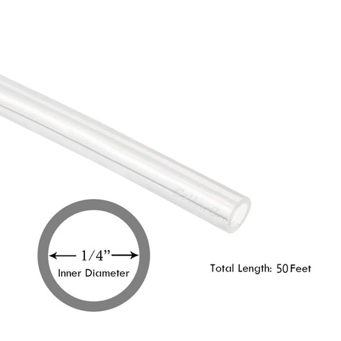 1/4" 1/4" 3/8" 50 ID Silicon Tubing, JoyTube Food Grade Silicon Tubing ID x OD Feet High Temp Pure Silicone Hose Tube