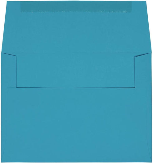 JAM PAPER A7 Colored Invitation Envelopes - 5 1/4 x 7 1/4 - Blue Recycled - 50/Pack by JAM Paper