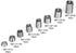 110pcs Coiled Wire Thread Insert Thread Screws - Stainless Steel Sleeve Set, Versatile Thread Repair Kit for Home Repair