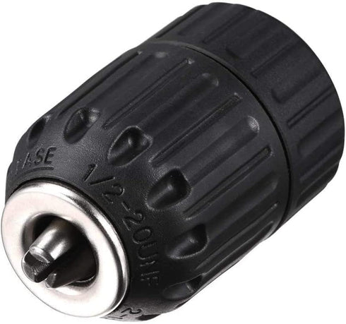 YXQ 2.0-13mm Tapered Keyless Drill Chuck, 1/2"-20 UNF Mount, Quick Change Electric Drill Tool