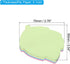 PATIKIL 3.5 x 2.7 Inch Leaf Shape Sticky Notes, 12 Pads Cute Self-Stick Memo Pads Bright Colorful 100 Sheets/Pad for Home Office, 4 Colors