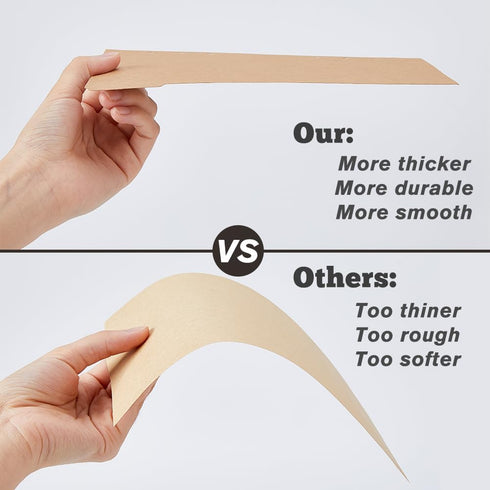 SUPERFINDINGS 20 Sheets A5 Kraft Paper Binder Dividers, 5-Tab/6-Hole Cover Ring Binder