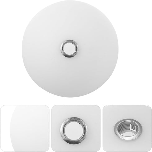 Frosted Glass Globe Lampshade Light Fixture Cover for Pendant Wall Vanity Table Floor Lamps with Vintage Style and Soft