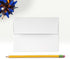 LUXPaper A2 Classic Crest Invitation Envelopes | 4 3/8" x 5 3/4" | Avon Brilliant White | 70lb. Text | 50 Qty