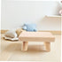 Generic 2pcs Wooden Step Stool Foot Stool for Portable Design for Dining Table Study Desk and Shoe Changing Sturdy