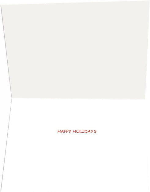 Camper and Santa Christmas Card - Stonehouse Collection, 18 Christmas Cards & 19 Envelopes, USA Made