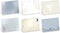 Boho Crystal Magic Sticky Note Assortment, Set of 6, 4" x 3" Blue Tan Repositionable Pads, Made in The USA