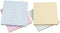 STOBOK 4 Plaid Element Sticky Page Markers - Grid Writing Notepad Memo Stickers, Small Note Pads for Portable Student