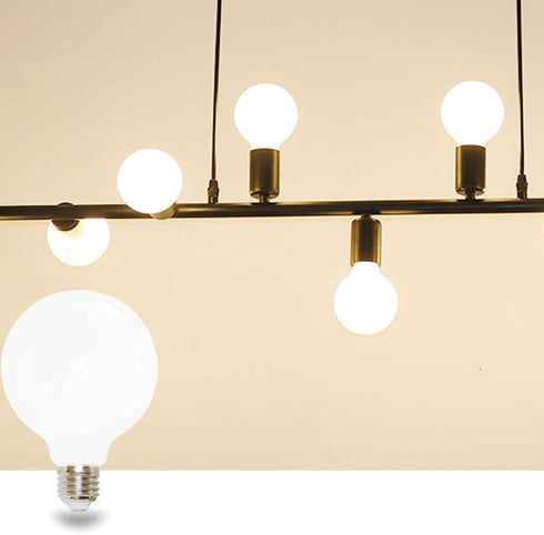 G50 3W Bulb, 4000K, 120V dimmable 240Lm E26/E27 lamp,4 Pack Lxcom Lighting Globe LED Edison Light Natural White Not