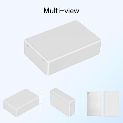 Project Box, 8 Pieces Electrical Box Small Junction Box, ABS Plastic Enclosure, White 3.94" x 2.36" x 0.98"