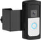 Anti-Theft Video Doorbell Mount, No Drilling Door Bracket for Video Doorbell 2/2020 Release (Black)