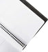 ZUFECY Business Card Organizer, Portable Holder Book for 120 Cards with Binder File Sleeve Storage