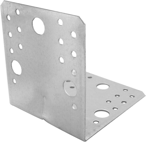 JCBIZ 4PCS 105x105x90mm L-Shaped Shelf Bracket Adjustable Heavy Duty Metal Corner Support Bracket Furniture Connecting