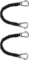 Extreme Max 3006.2879 BoatTector 2-Pack High-Strength Line Snubber & Storage Bungee, 12" with Medium Hooks
