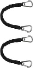 Extreme Max 3006.2879 BoatTector 2-Pack High-Strength Line Snubber & Storage Bungee, 12" with Medium Hooks